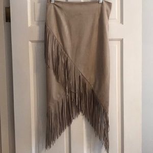 Suede Skirt